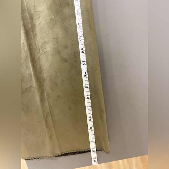 New Vintage CREME DE SILK Olive Green Poly & rayon Mix Pant Mens Size L Waist 36 - Picture 8 of 12